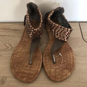 Beaded sandal - new without tags!
